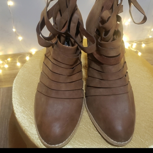 Mi.iM brown heels size 10 - Picture 2 of 5